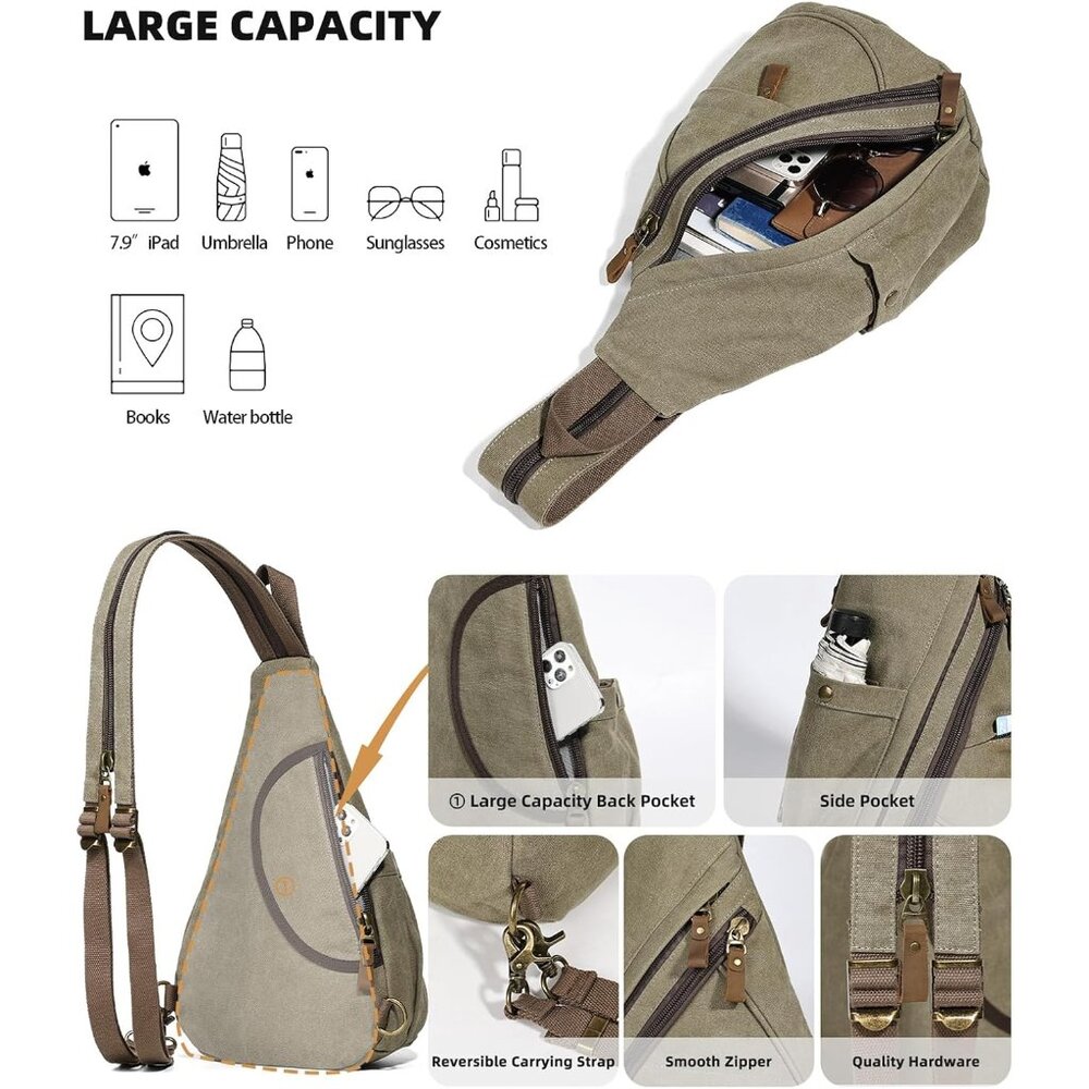 Versatile Small Crossbody Backpack With Hidden An… - image 5